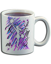 G033 Personalized Airbrushed Cheerleading Ceramic Coffee Mug