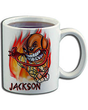 G034 Personalized Airbrush Basketball Ceramic Coffee Mug