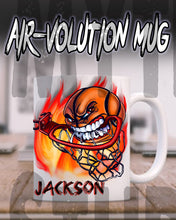 G034 Personalized Airbrush Basketball Ceramic Coffee Mug
