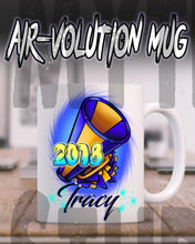 G035 Personalized Airbrush Basketball Ceramic Coffee Mug
