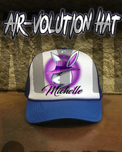 H016 Personalized Airbrushed Airbrush Girl Bunny Snapback Trucker Hat