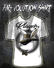 H017 Personalized Airbrushed Player Bunny Tee Shirt