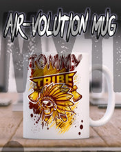 H049 Personalized Airbrushed SKull Logo Ceramic Coffee Mug