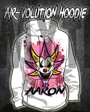 H052 Personalized Airbrushed Wicked clown Hoodie Sweatshirt