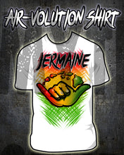 H053 Personalized Airbrushed Shaka Logo Kids and Adult Tee Shirt