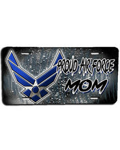 H054 Digitally Airbrush Painted Personalized Custom US Airforce Logo   Auto License Plate Tag
