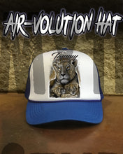 I014 Personalized Airbrush Tiger And Cubs Snapback Trucker Hat