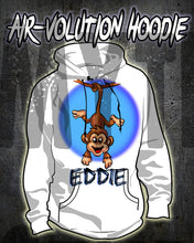 I016 Personalized Airbrush Monkey Hoodie Sweatshirt