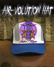 I023 Personalized Airbrush Best Friend Monkeys Snapback Trucker Hat