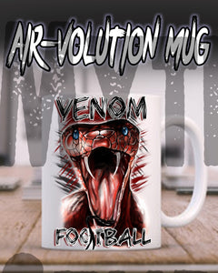 I028 Personalized Airbrush Viper Snake Ceramic Coffee Mug