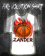 LG002 custom personalized airbrush Basketball Tee Shirt
