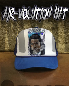 X005 Personalized Airbrush Portrait Snapback Trucker Hat