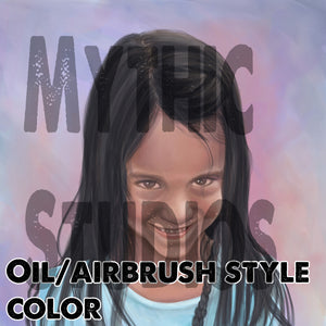 X001 Personalized Airbrush Portrait Shirt