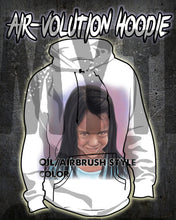 X002 Personalized Airbrush Portrait Hoodie