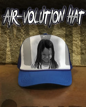 X005 Personalized Airbrush Portrait Snapback Trucker Hat