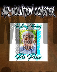PT001 Personalized Airbrush Your Photo On a Ceramic Coaster