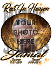 PT003 Personalized Airbrush Your Photo On a License Plate Tag