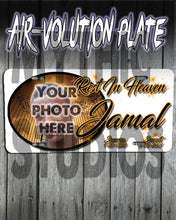 PT003 Personalized Airbrush Your Photo On a License Plate Tag
