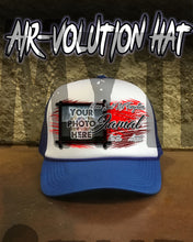 PT005 Personalized Airbrush Your Photo On a Snapback Trucker Hat