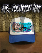PT006 Personalized Airbrush Your Photo On a Snapback Trucker Hat