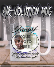 PT008 Personalized Airbrush Your Photo On a Ceramic Coffee Mug