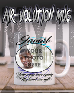 PT008 Personalized Airbrush Your Photo On a Ceramic Coffee Mug