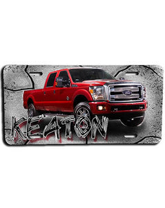 PTV001 Personalized Airbrush Your Vehicle On a License Plate Tag