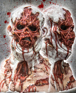 Tickles The Clown With Tear Away Face Silicone Mask "Flesh Skin"